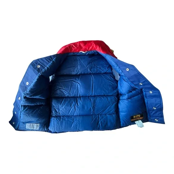 Vintage 80s Sterns Goose Down Puffer Vest, Small Retro - Picture 4 of 9